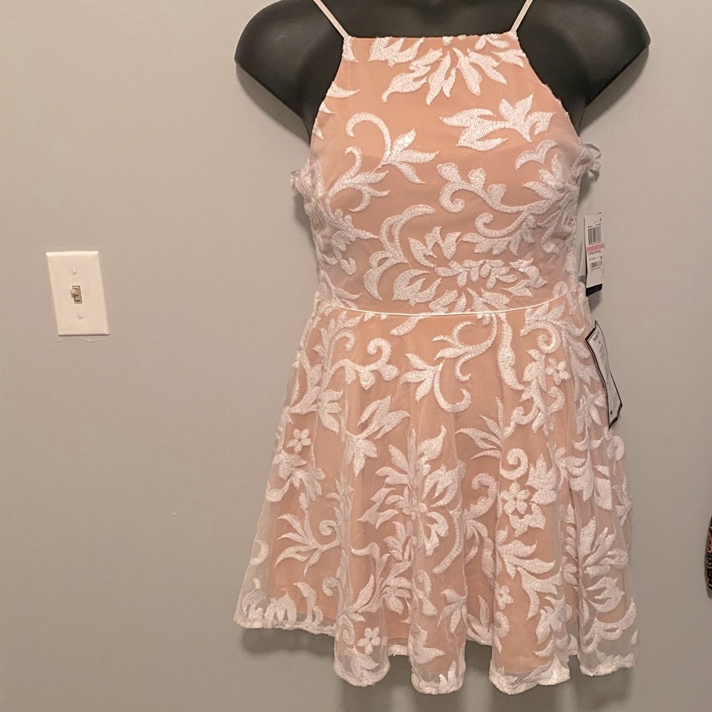 Fit and Flare White dress